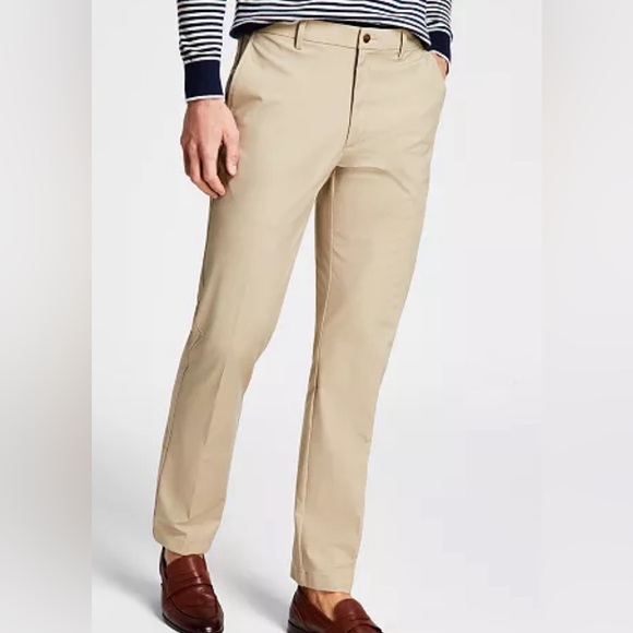 Michael Kors Other - Michael Kors Men's Solid Classic Fit Beige Stretch Dress Pants 34/32 Brand New